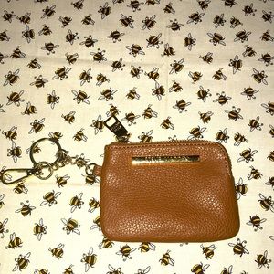 Brown & gold Steve Madden coin purse